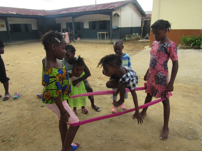 Playing Jump Rope Blind